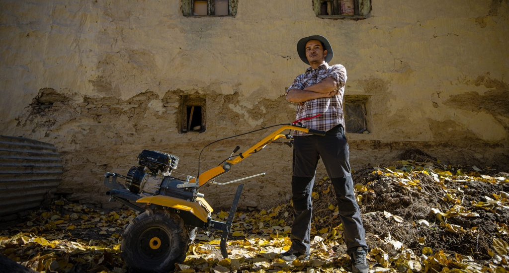 Power Weeders on Indian Farm