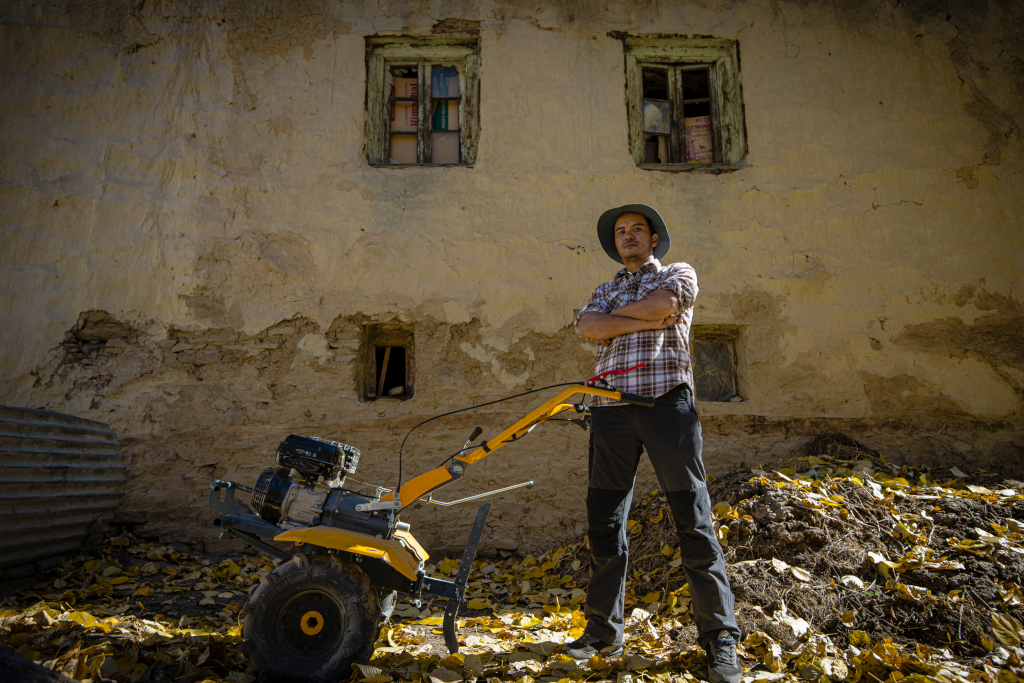 Power Weeders on Indian Farm